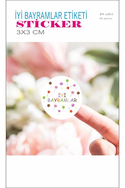 43 cici süsler organizasyon Iyi Bayramlar Etiket Mat Sticker  Kurban Bayramı ...