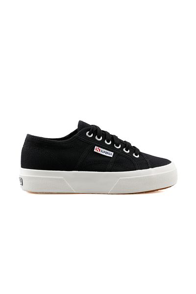 Superga 2740 Platform Black Women's Casual Shoes 2740-PLATFORM-BLACK Black