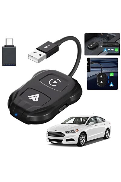 coofbe Auto Car Play Ve Apple Car Play Dönüştürücü Carplay Dongle Kablosuz Ca...