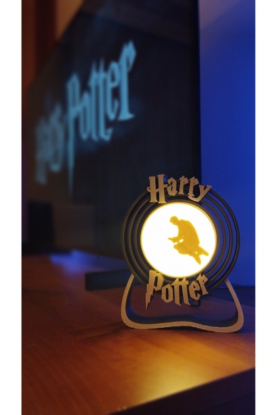 DorDen3D Harry Potter Dekoratif Ledli Masa & Gece Lambası