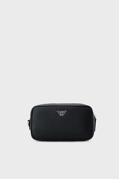 Emporio Armani Logo Zippered Shaving Bag Men's Shaving Bag Y4R356 Y138E 81072