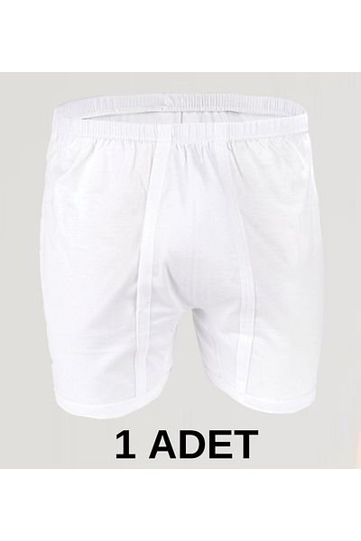 marufshop 1 τεμάχιο ανδρικό 100% βαμβάκι Αργεντινής χτενισμένο βαμβακερό μπόξερ λευκό (65 κιλά-115 κιλά)
