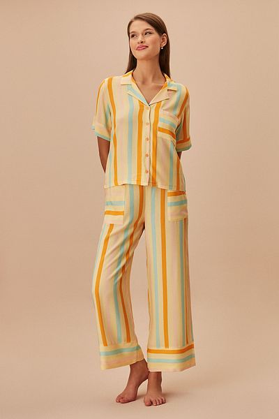 SUWEN Linepot Masculine Pajama Set