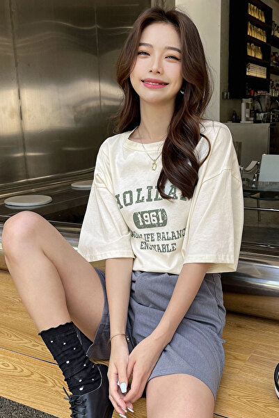 Trend Sizde Unisex Holiday Printed Design T-shirt