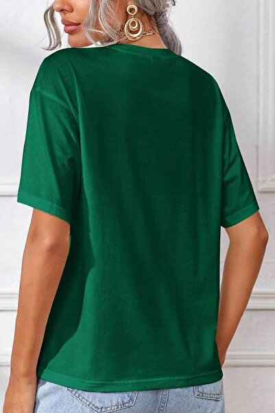 Trend Sizde Μπλουζάκι Unisex με εμπριμέ μπλε πεταλούδα