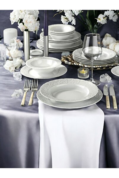 Porland Porselen Başak 24 Parça Yemek Takımı