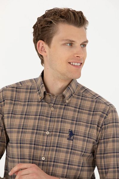 U.S. Polo Assn. Men's Sand Long Sleeve Shirt
