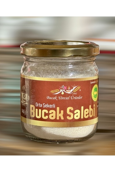 Bucak Yöresel Ürünler Bucak Salebi 10 Fincan Sıcak Salep / 2 Kg Dondurmalık Hakiki Bucak Salebi + Şeker