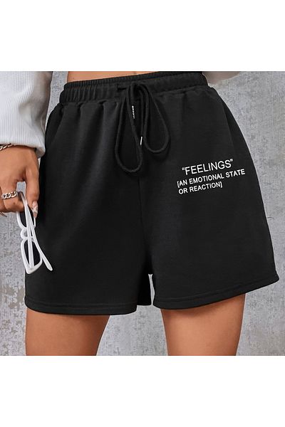 BEGRİFF Γραπτό σορτς Unisex Feelings
