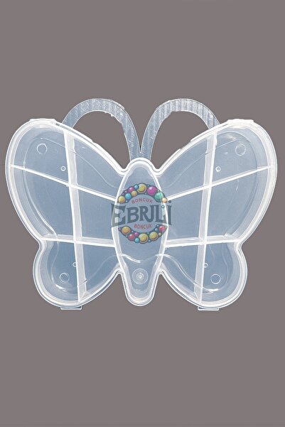 Ebruli Boncuk فراشة منقوشة على شكل صندوق فيمو الخرز صنع المجوهرات الخرز (13 ح...