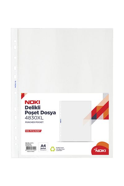 Dağtaş Kırtasiye Noki XL Bag File 100 Pieces