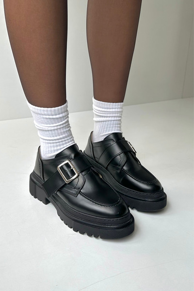 Mupa Shoes Dámské mokasíny ČERNÉ