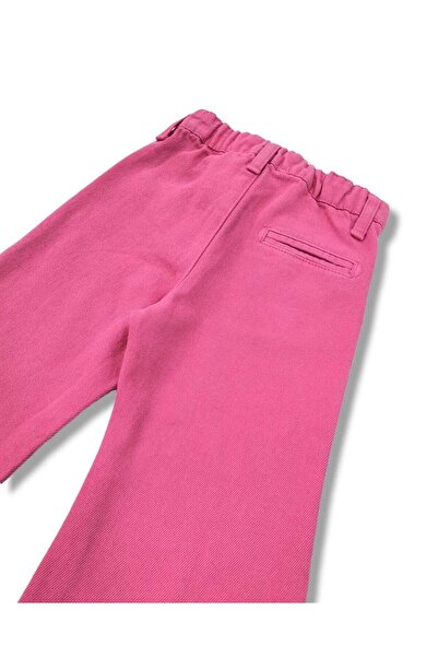 BOBBY JR KİDSWEAR Parça Boya Ispanyol Paça ,paça Dikişsiz Gabardin Pantolon