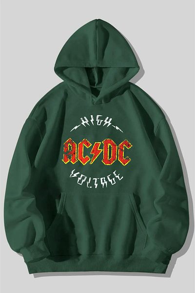blackjack giyim Суичър с качулка Acdc