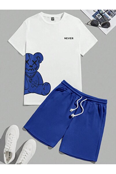 Machetta Дитячий комплект з шортами та футболкою з принтом ведмедика