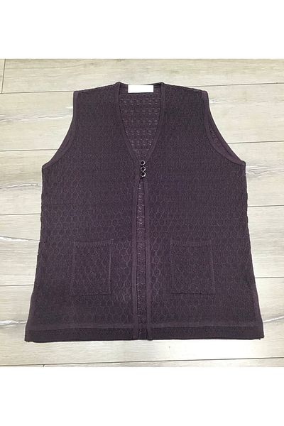 ECE GİYİM Seasonal Vest - Three Buttons, Pockets and Mercerized