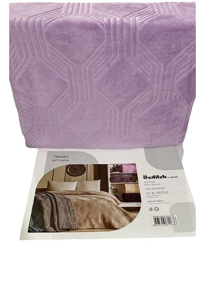 Özdilek Pătură unică la modă Art Deco Lavanda