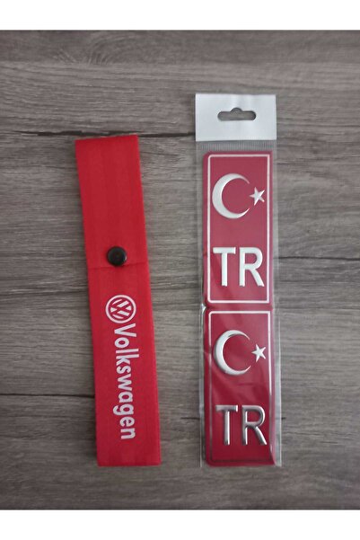 Compax Volkswagen Uyumlu Kırmızı Renk Yüksek Kalite Tampon Dili & Çeki Ipi ve...