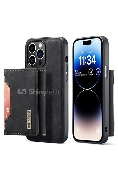 Shinytech Apple Iphone 14 Pro Uyumlu Ayrılabilen Cüzdanlı Deri Telefon Kılıfı...