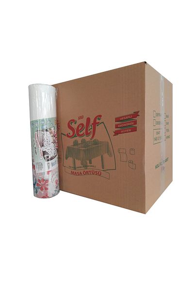 Self Disposable Tablecloth 140x150 cm 1 Box 12 Rolls