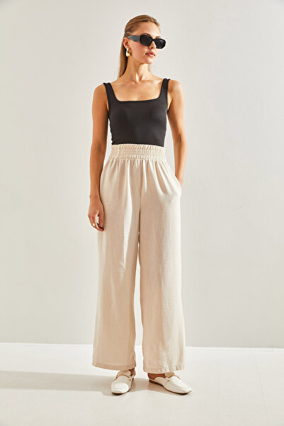 Bianco Lucci Elasztikus derékú női nadrág