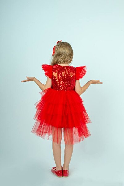 DFN Pullu Tütü Etekli Elbise