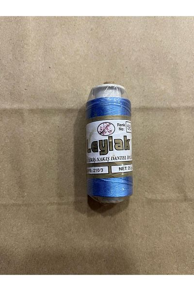 Leylak FILĂ DE NYLON CUSUTĂ CUSUTĂ BORDURI DENTELĂ FILĂ ALBASTRU 581 210/3 straturi 25 Gr