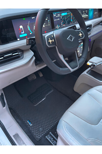 pascar Togg T10X özel yeni nesil akıllı oto paspas (SİYAH)