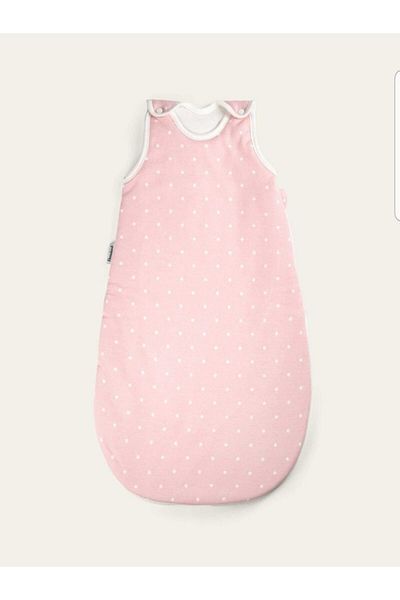 Alpar Tekstil 1.0 Tog Pink Fiberless Double Layer Cotton Baby Bag Sleeping Bag