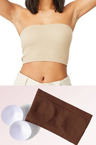 BENİMOLMALI Bustieră din bumbac fără cusături Bluză din bumbac cu tăiere cu b...