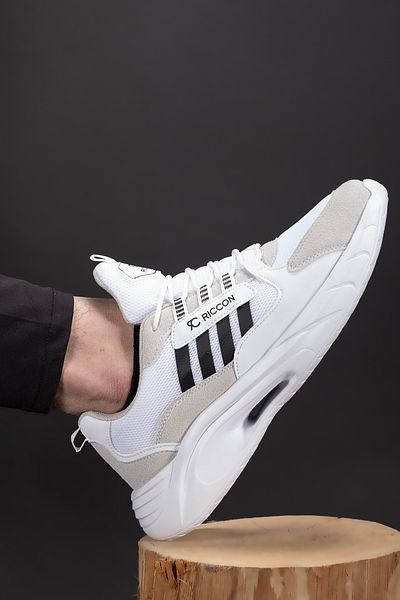 Riccon torrine 001293   Model Pánské Sneaker - Bílá a Ledově Černá