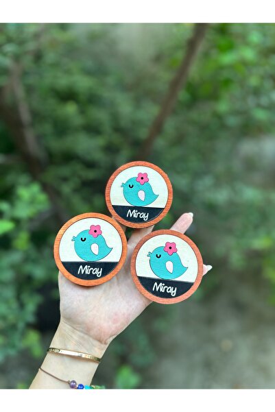 Baykuş Craft Mimarlık Özel Tasarım Hayvan Figürlü Kuş Ahşap Hediyelik Bebek M...