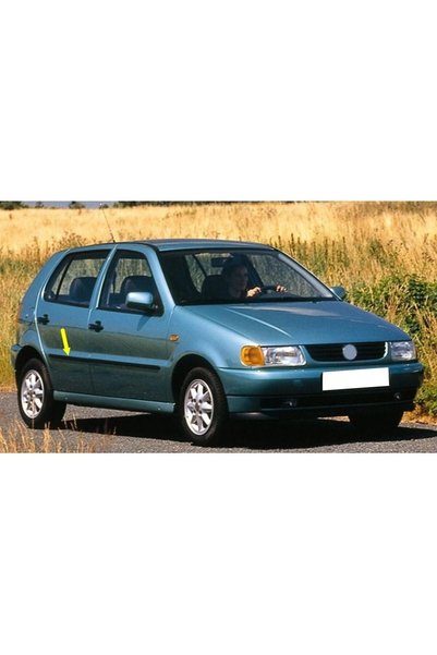 Bisra VW Polo Hatchback 1994-1999 Sağ Arka Kapı Orta Çıtası Siyah 6N4853754A