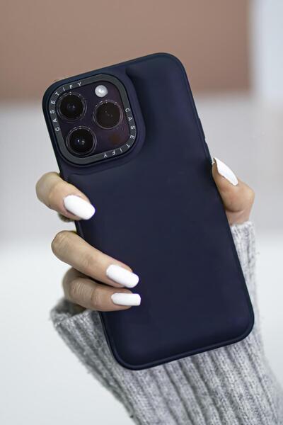 mooodcase iPhone 15 Pro Max Uyumlu Yumuşak Silikonlu Pillow Kılıf