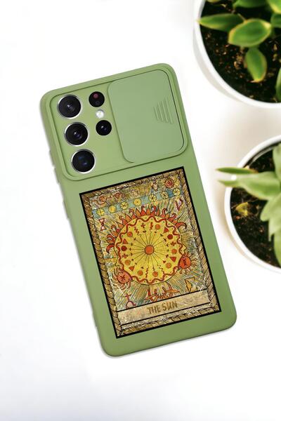 mooodcase Samsung S21 Ultra Uyumlu The Sun Deer Desenli Kamera Koruma Slider ...