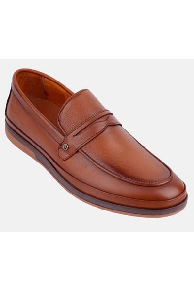 MARCOMEN 152-17434 Tan Men's Loafer Casual Leather Shoes