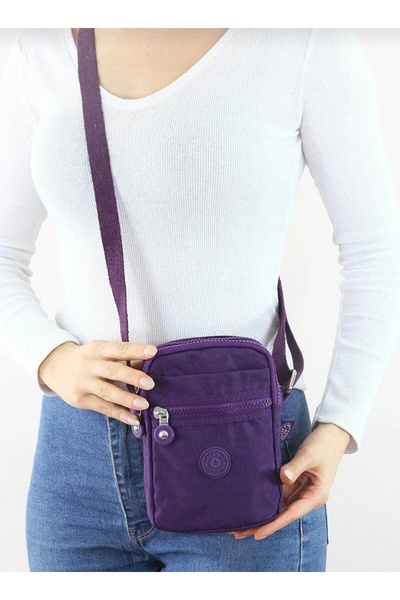 MEGA Clinker Fabric Small Shoulder Bag, Phone Bag, Daily Multi-Compartment Bag