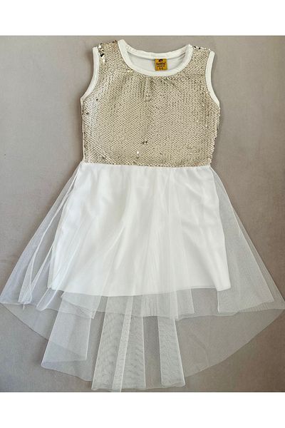 SANTRALBEBE Rochie din tul cu paiete pentru fete