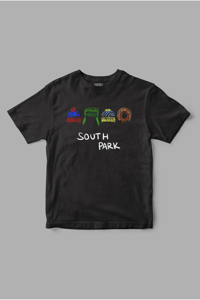 Gries تي شيرت مطبوع عليه "قبعات" من ساوث بارك
