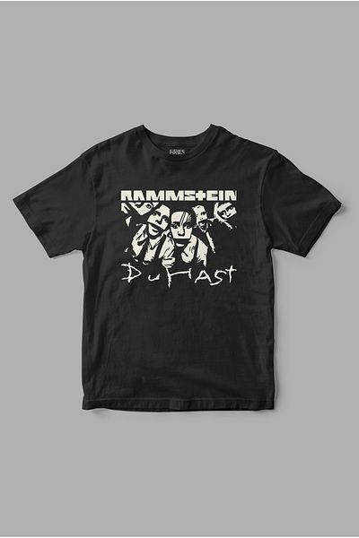 Gries Μπλουζάκι με στάμπα Rammstein Du Hast