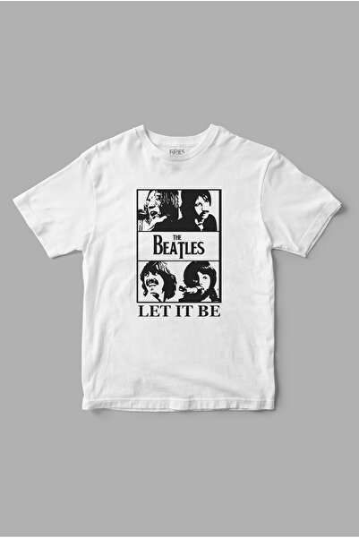 Gries The Beatles "Let It Be" Baskılı Tişört