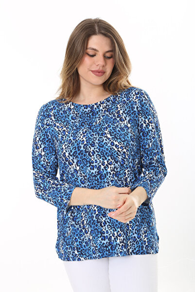 Şans Μπλούζα με μανίκια Capri για γυναικεία πλάτη 65N37586