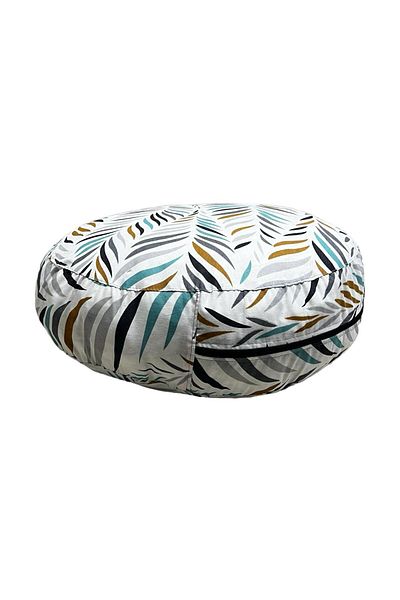 REMEGE Meditation Cushion - Round Meditation Cushion - Cotton Yoga Mat
