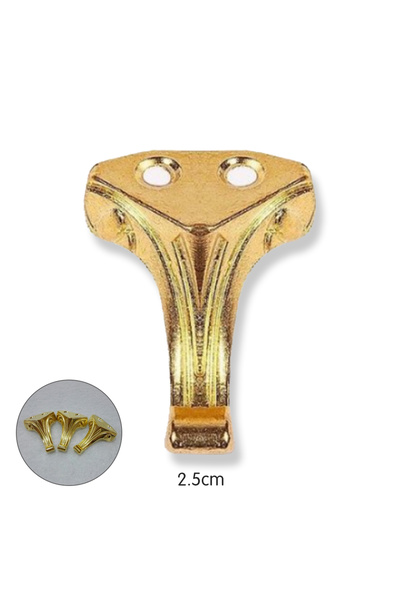 Getshopmini Epoksi Tepsi & Tesbih Kutusu Metal Ayak Gold - 100'lü Paket