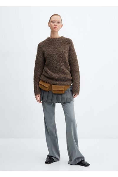 MANGO Woman Sweter Boucle