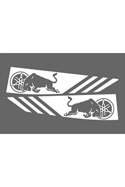 YAMANB R25 2014 2017  Arka Kuyruk Sticker  DÜZ BEYAZ