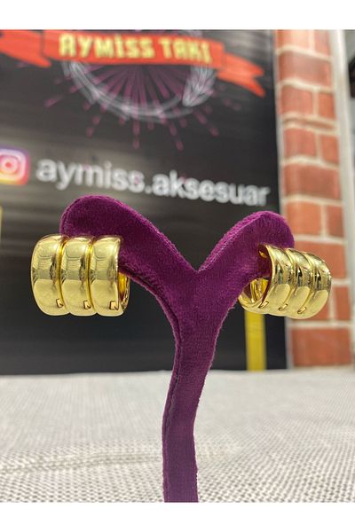 aymissTakı STEEL STYLISH EARRINGS