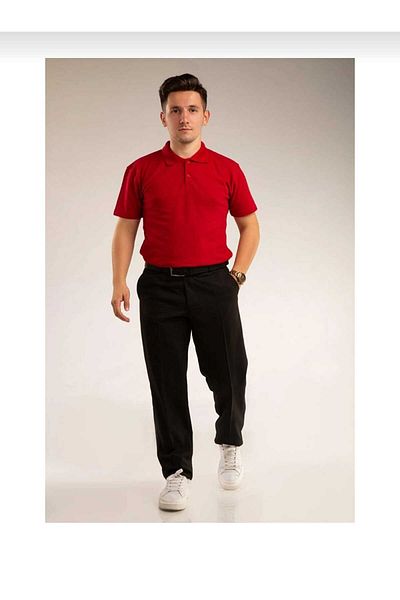 FİRES GİYİM Short Sleeve Young Boy Casual School Lakos 100% Cotton Polo Neck T-shirt