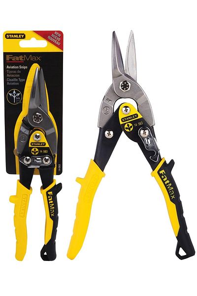 Stanley 250 Mm Hair tin aluminum Cutting Scissors Flat mouth fatmax hairdresser