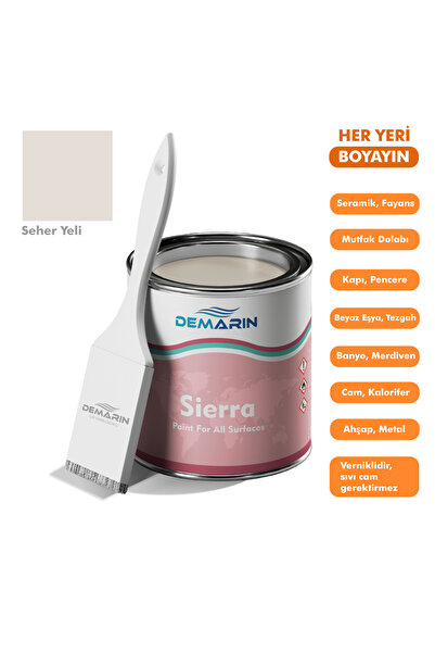 Demarin Her Şeyi Boyayan Sierra Tek Bileşen Fayans, Tezgah, Seramik, Mobilya,...
